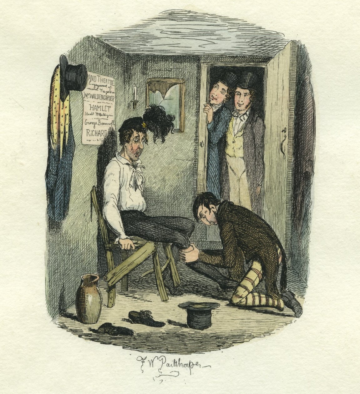 The Flaying of Hamlet, Great Expectations, c.1885 by Frederick W. Pailthorpe