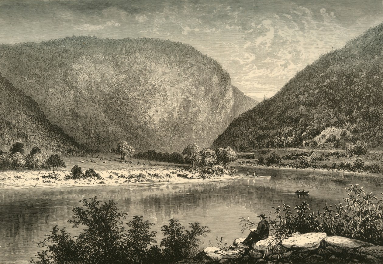 Delaware Water-Gap by Frederick William Quartley