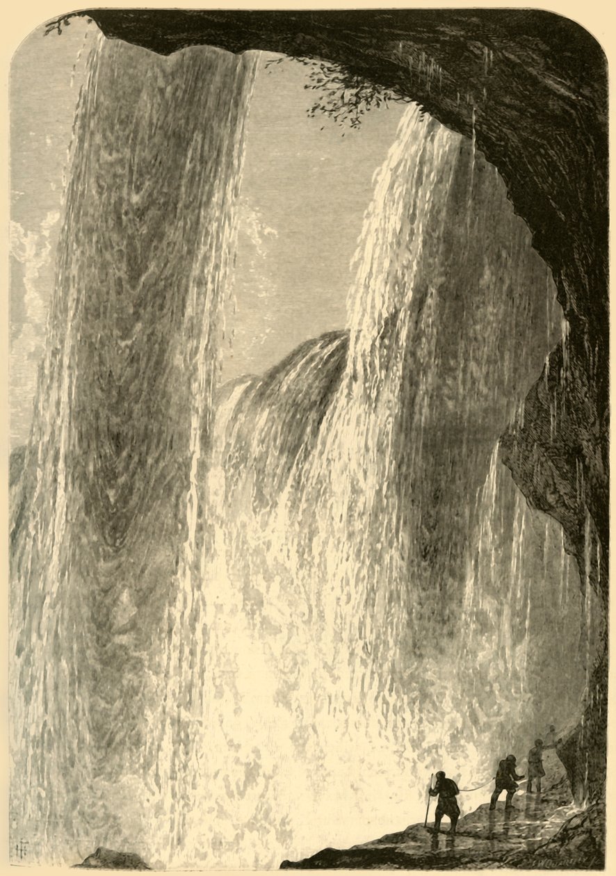 Under the Falls, Canada Side by Frederick William Quartley
