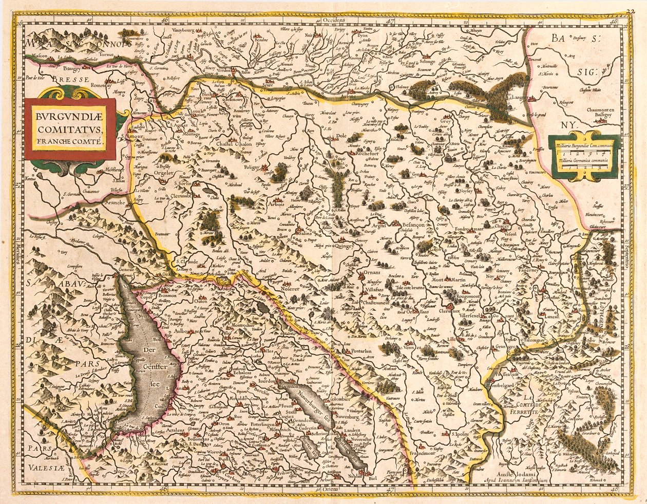 Franche-Comté, France by Frederick de Wit