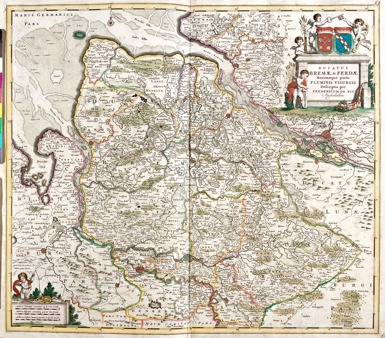 Lower Saxony, Bremen, Hamburg, Germany by Frederick de Wit