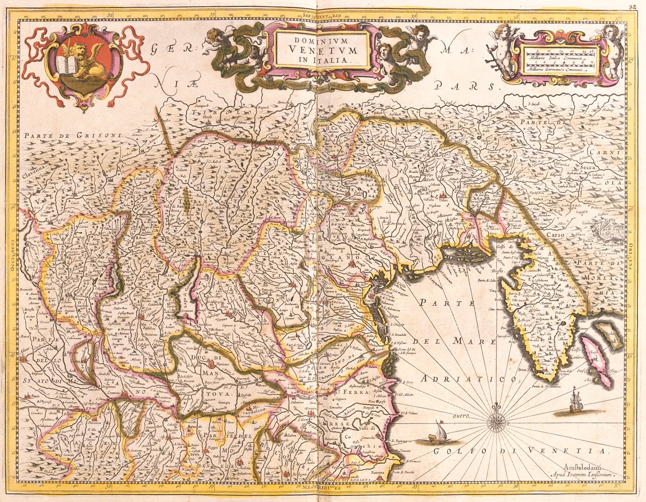 Venetia, Trentino, Friuli, Istria, Italy by Frederick de Wit