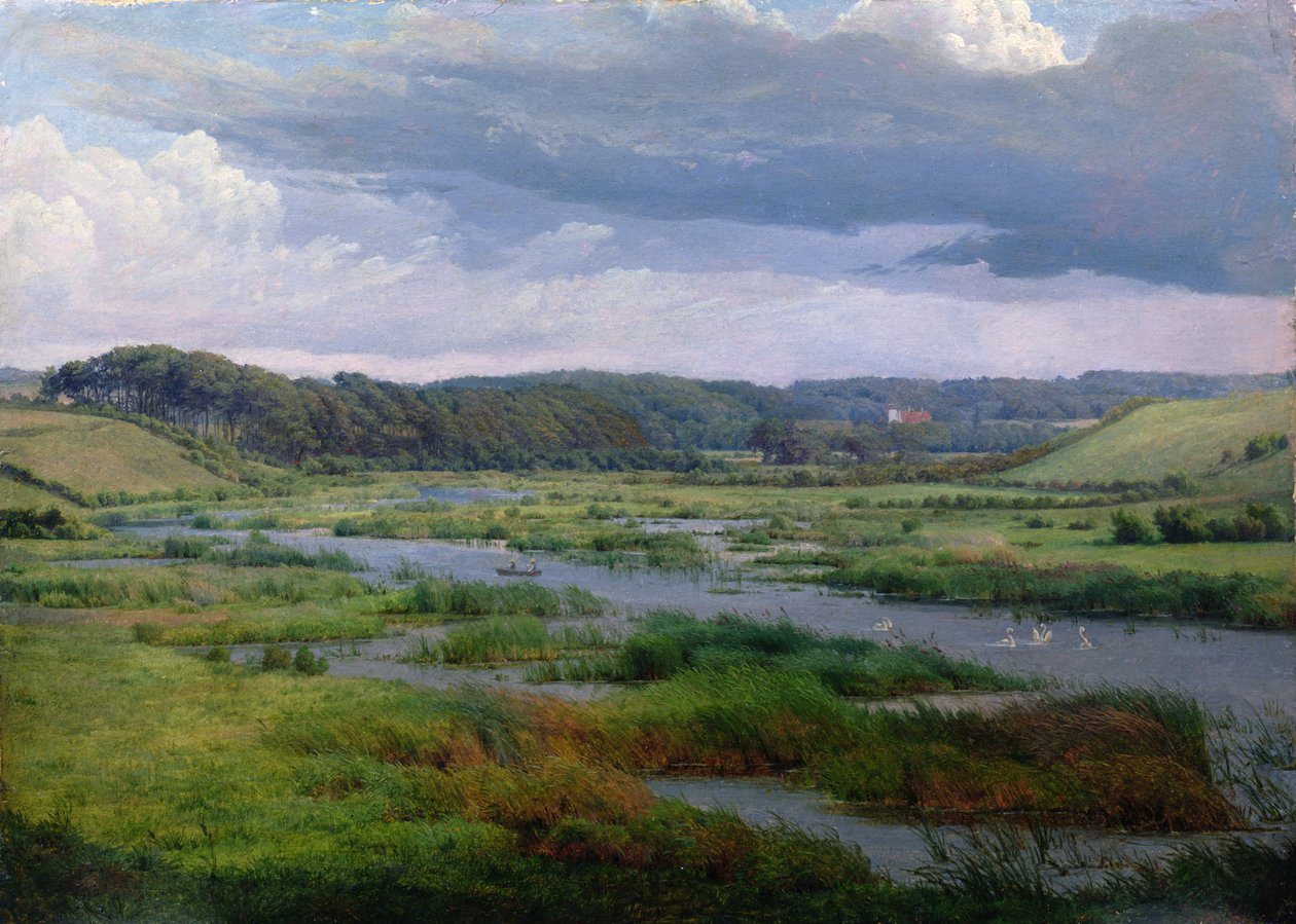 Landscape near Ribe, Denmark by Frederik Kiaerskou