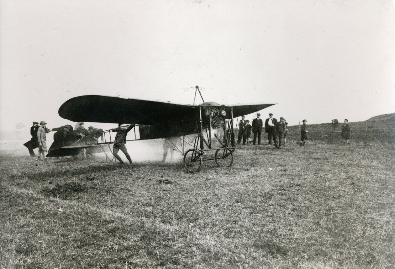 Louis Bleriot (1872-1936) at Eletot, near Fecamp, c.1909 by French Photographer