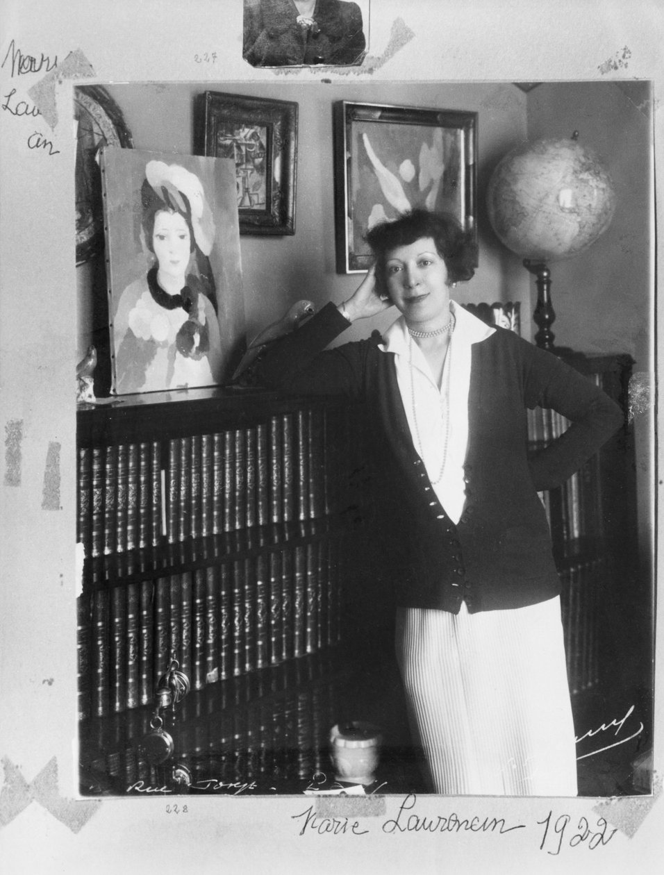 Marie Laurencin, from the Marcel Jouhandeau Album by French Photographer