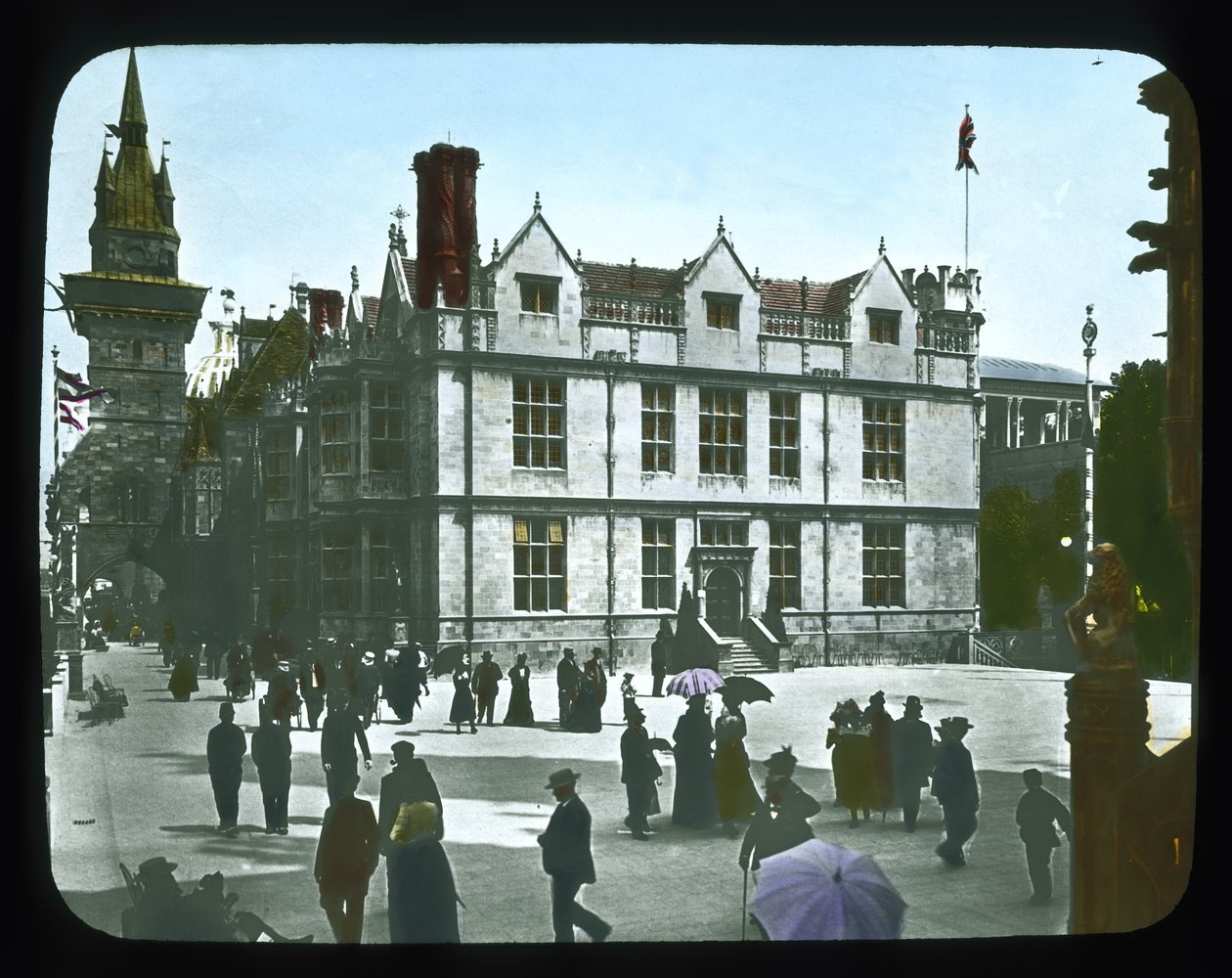 Paris Exposition: Hungarian Pavilion, Paris, France, 1900 by French Photographer