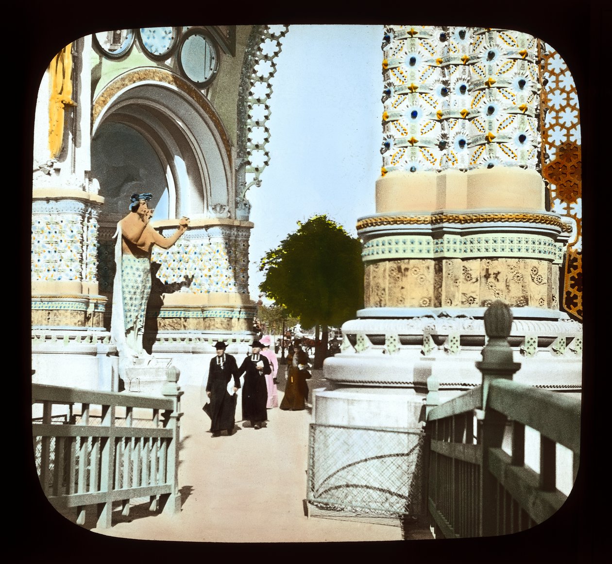 Paris Exposition: Place de la Concorde, Entrance Gate, 1900 by French Photographer