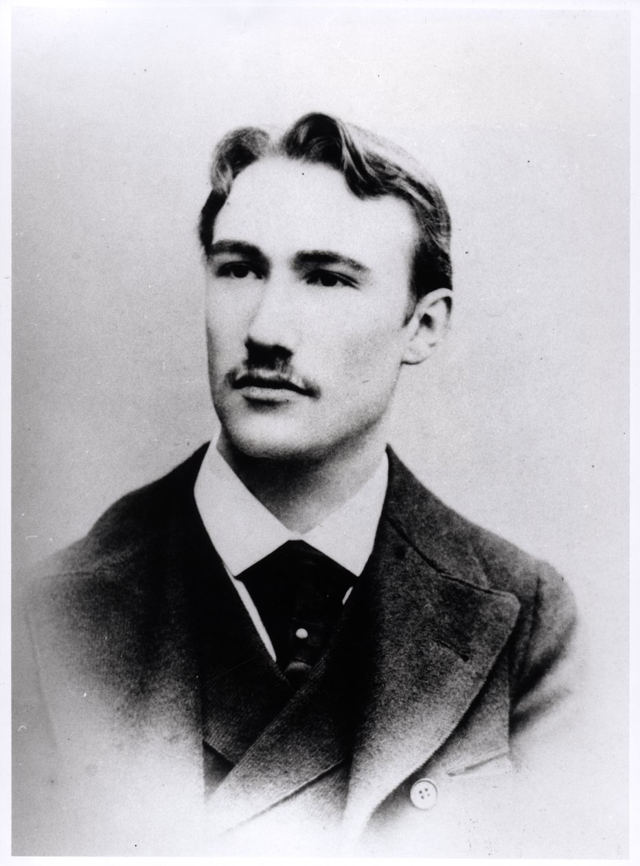 Portrait of Andre Gide (1869-1951) 1891-92 by French Photographer