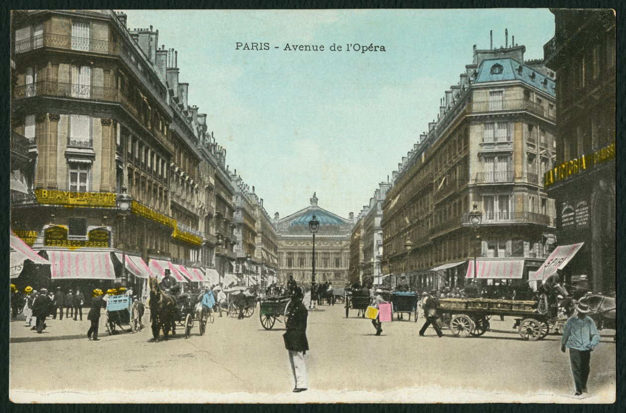 Opera Avenue in Paris by French Photographer
