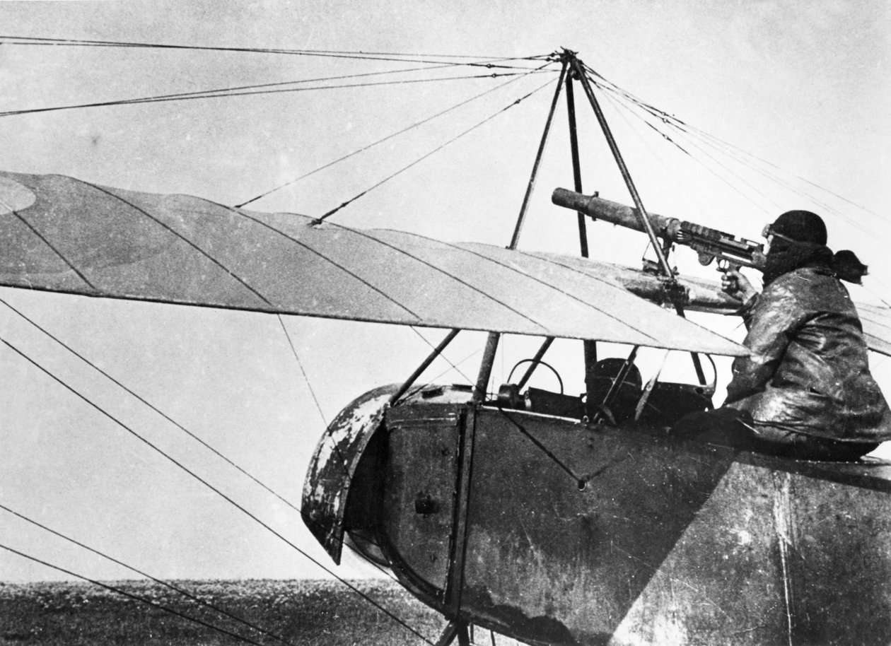 Aircraft Gunner during the Battle of the Marne, 1915 by French School