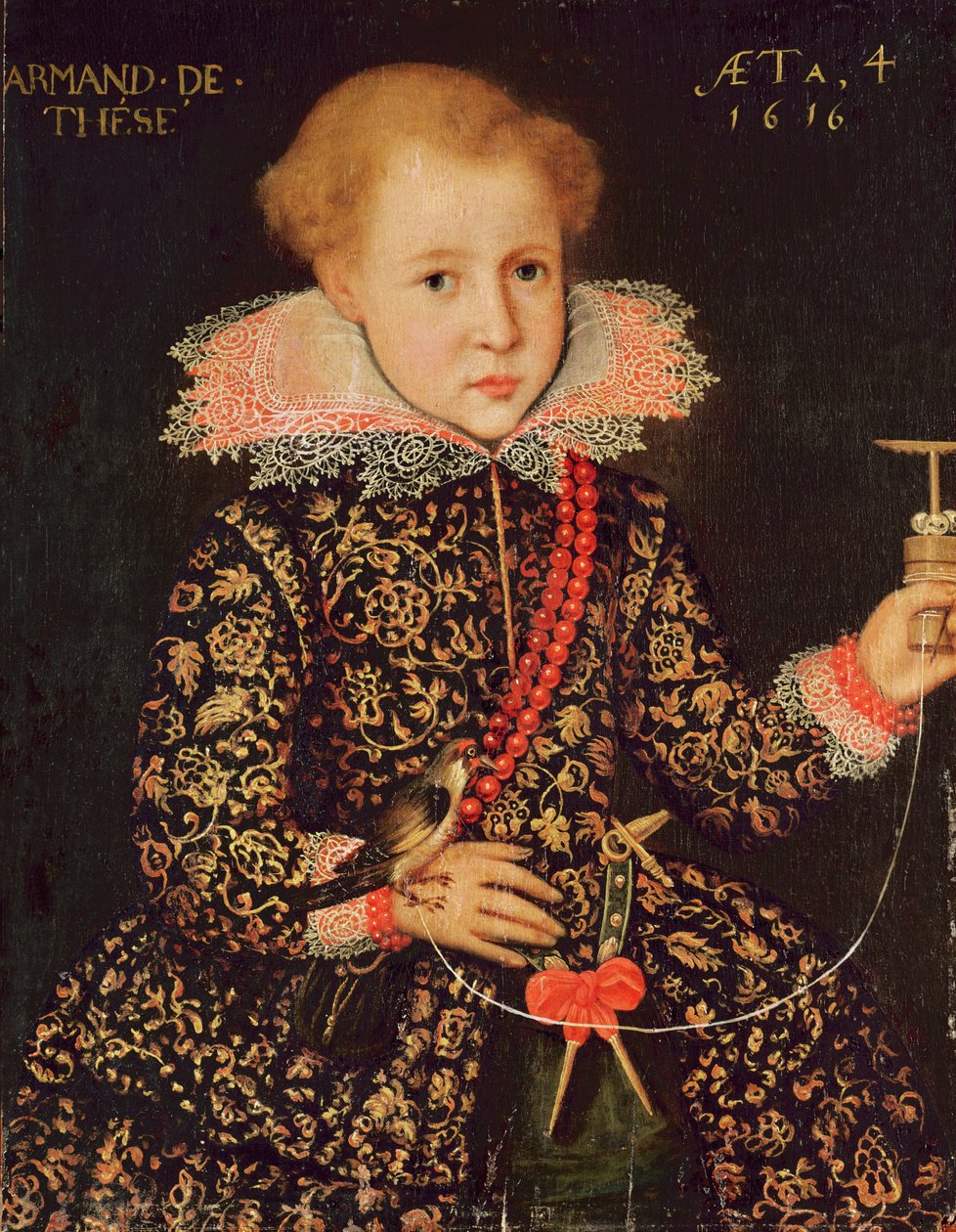 Armand de Tesse (b.1612) Aged Four by French School