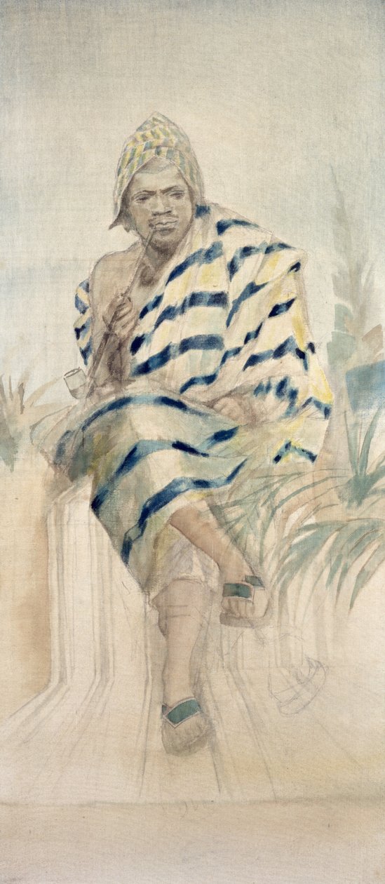 Behanzin (1844-1906) The Last King of Dahomey by French School