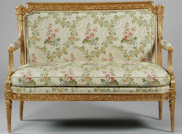 Canape from a Suite of Louis XVI Furniture Stamped by Delaisement, c.1780 by French School