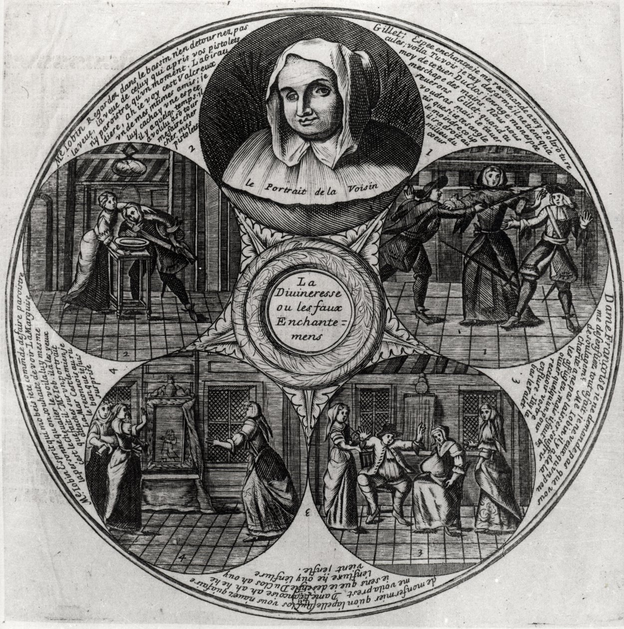 Catherine Monvoisin (La Voisin) and the Poison Affair by French School