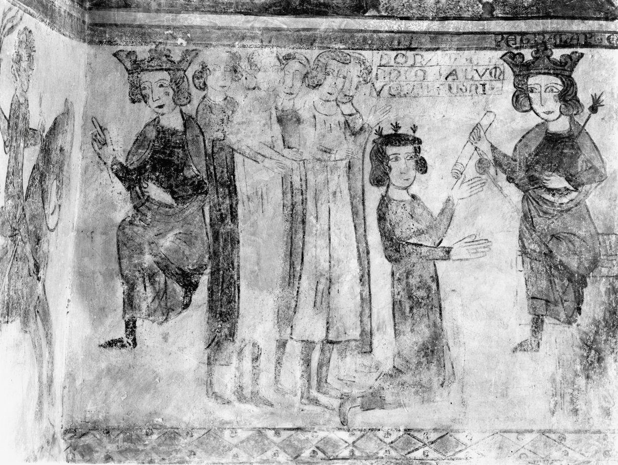 Charles I (1226-85) Count of Anjou being brought the body of Manfred, after 1265 by French School