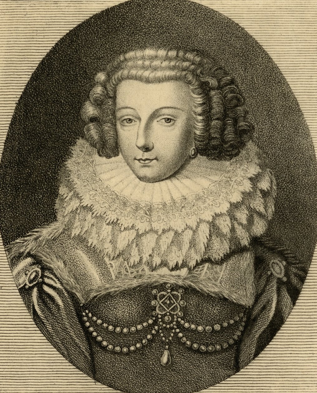 Christine de France by French School