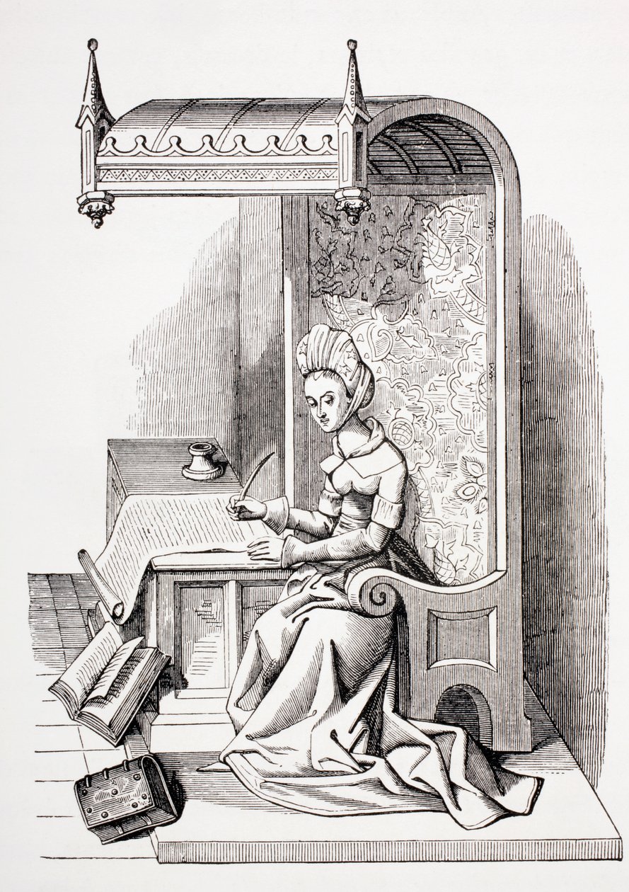 Christine de Pisan by French School: Buy fine art prints