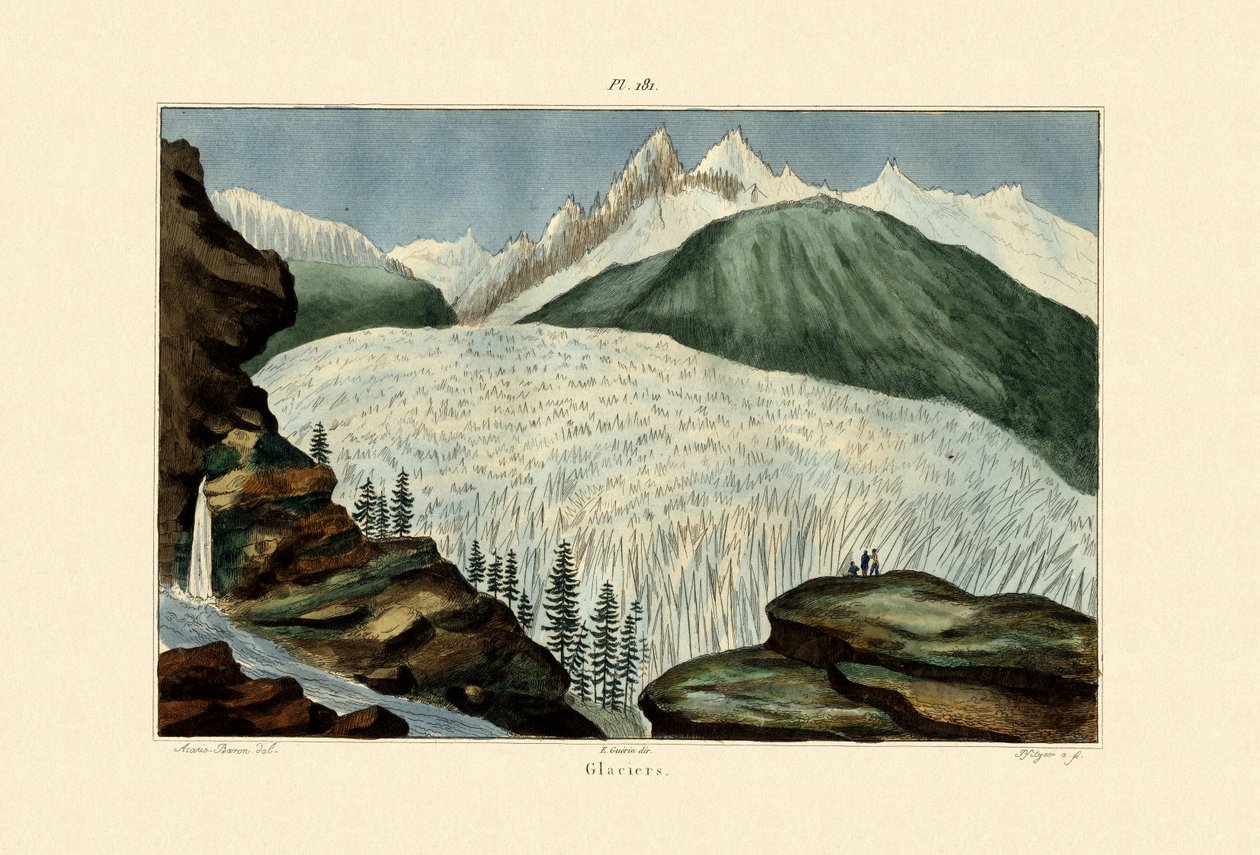 Glaciers by French School