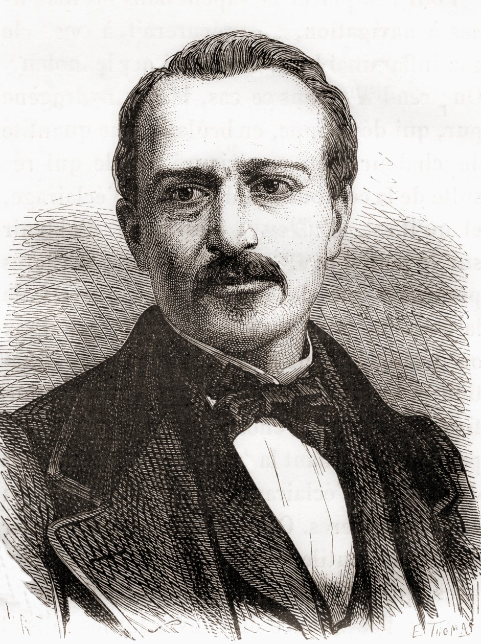 Jean Joseph Étienne Lenoir, from Les Merveilles de la Science, published c.1870 by French School
