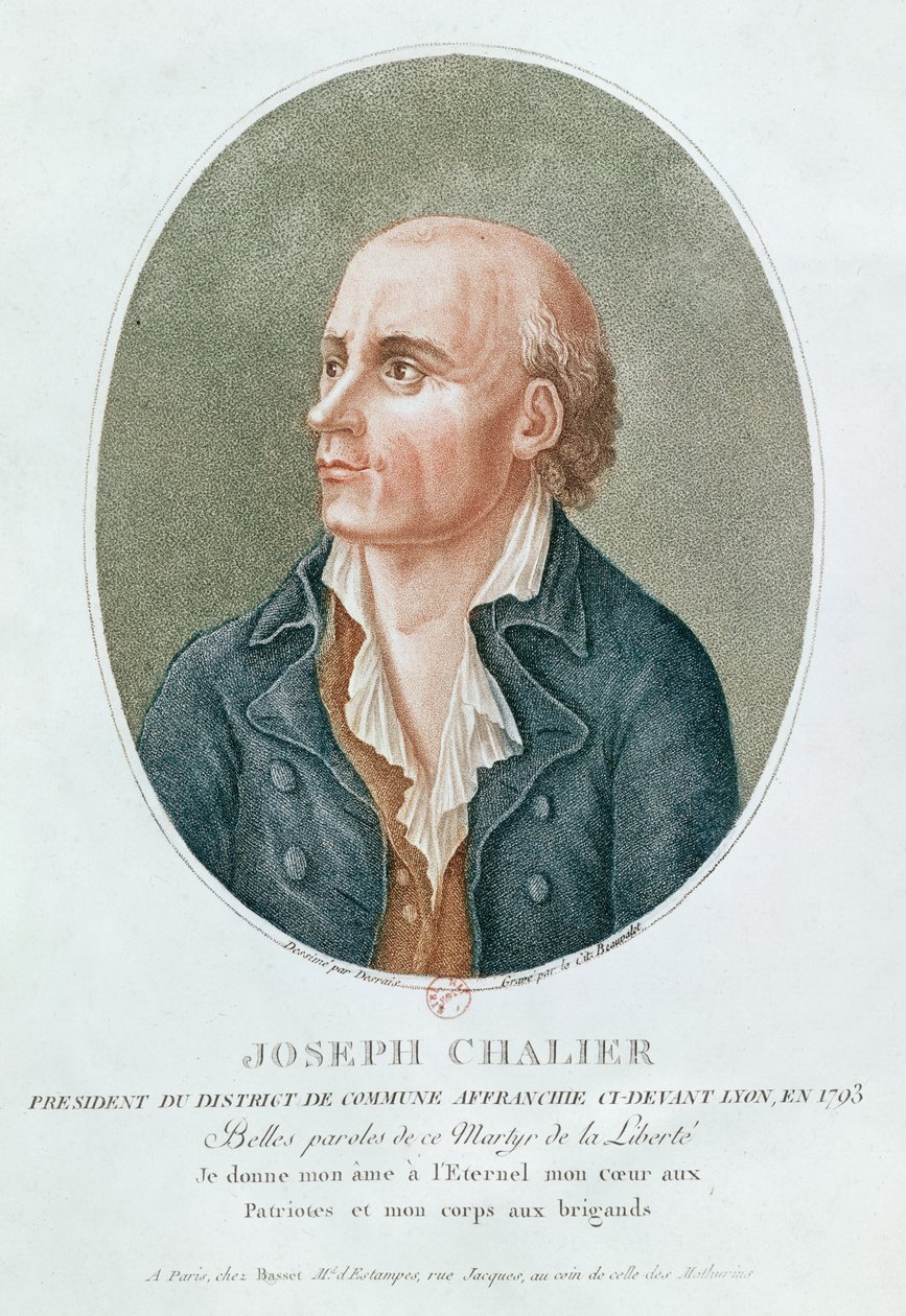 Joseph Chalier by French School