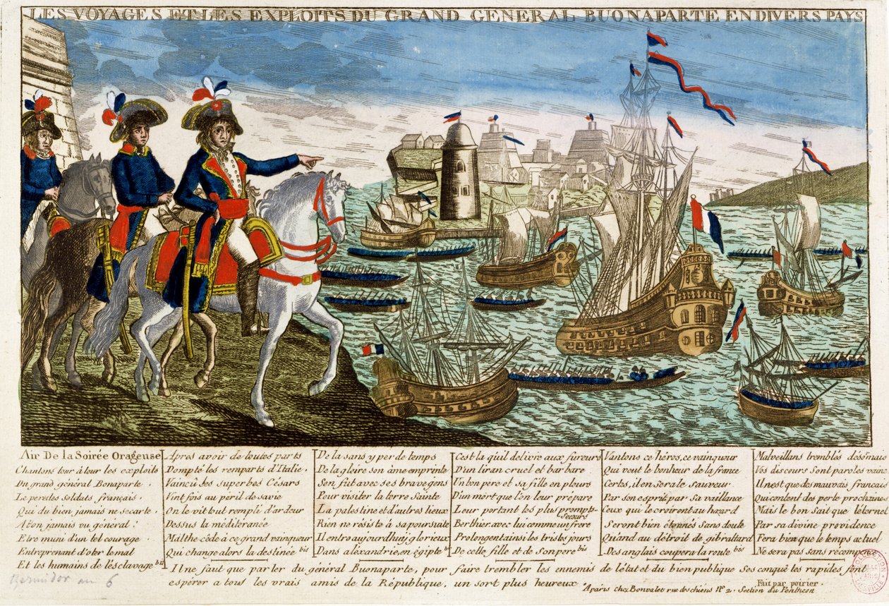 Journeys and Exploits of General Bonaparte by French School