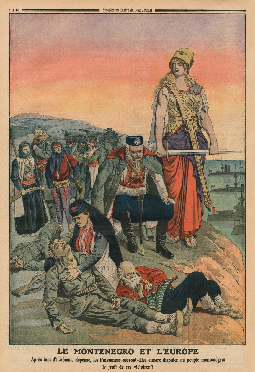 Montenegro and Europe, back cover illustration from 