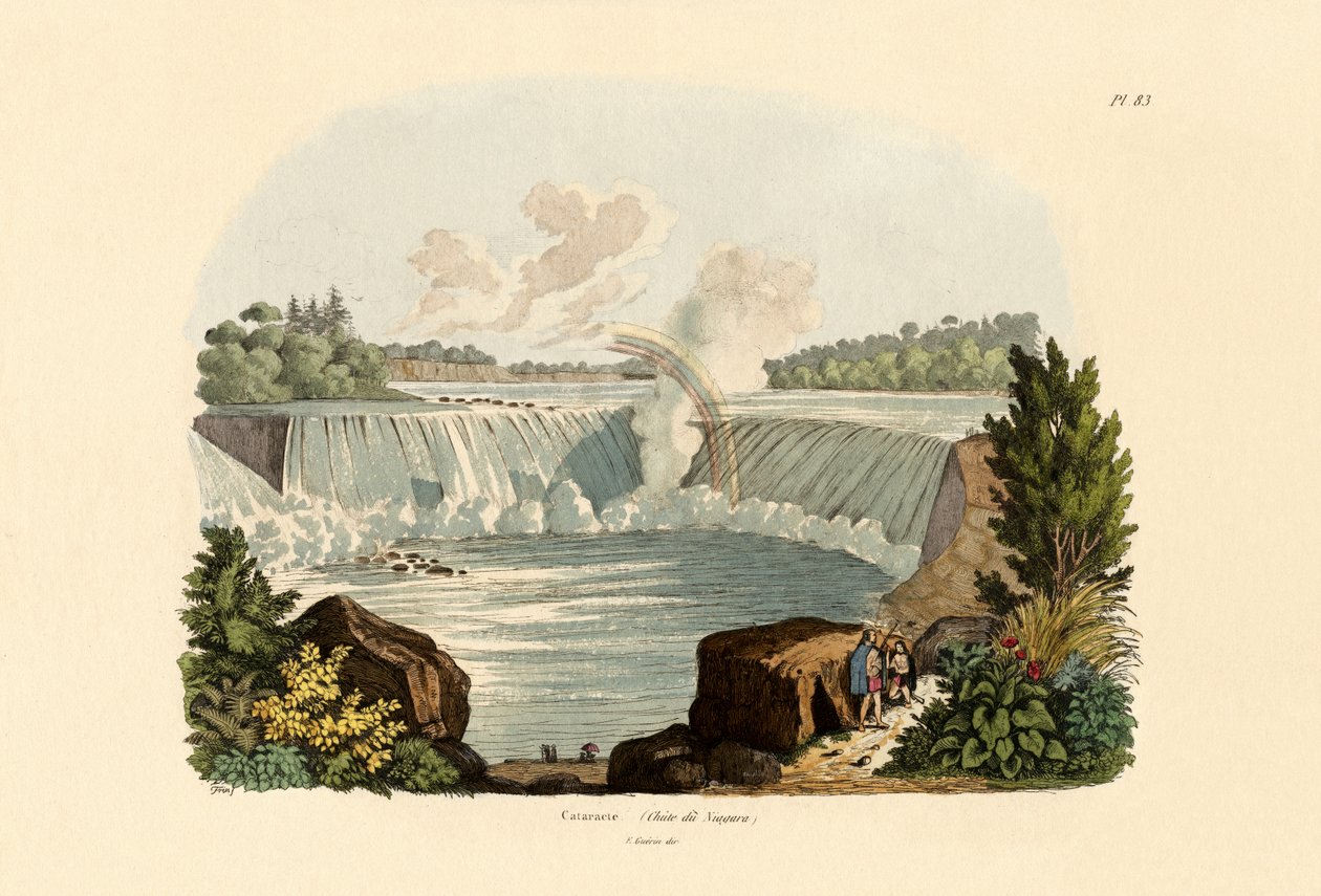 Niagara Falls by French School