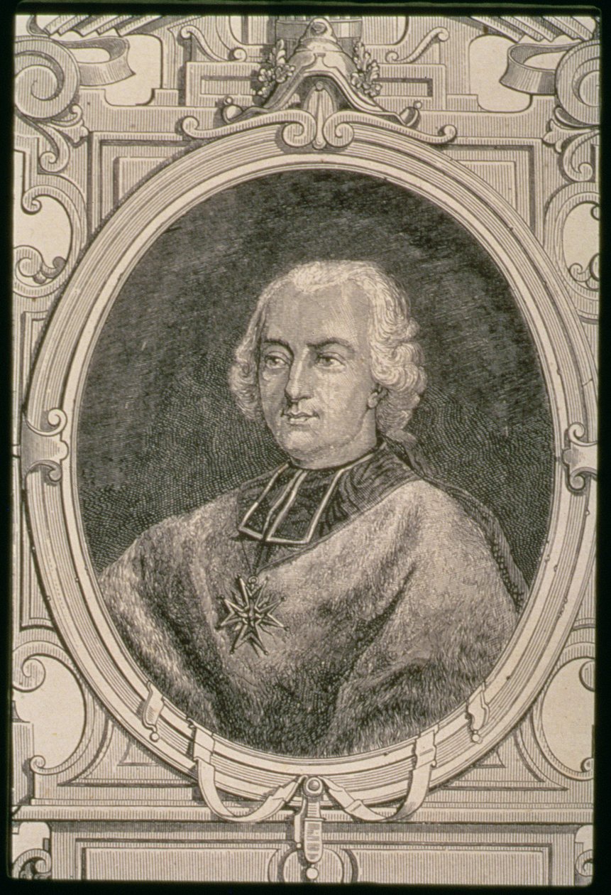 Portrait of Louis Rene Edouard, Prince of Rohan-Guemenee by French School