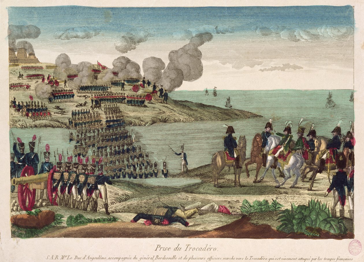 Siege of Trocadero by Louis-Antoine de France, Duc d
