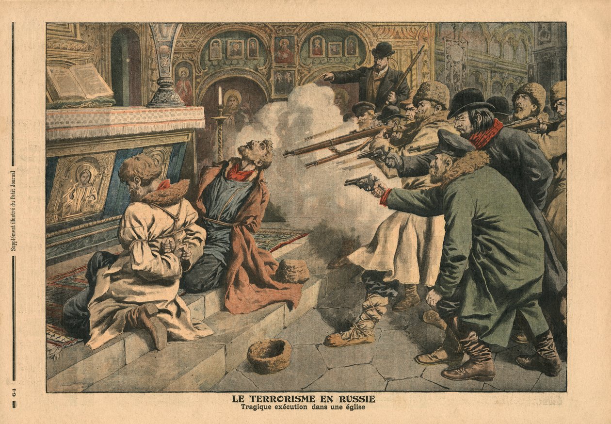 Terrorism in Russia, illustration from 