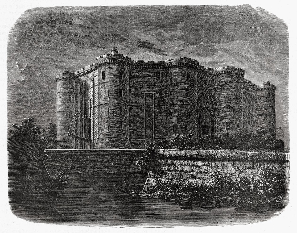 The Bastille, Paris in the 18th Century by French School