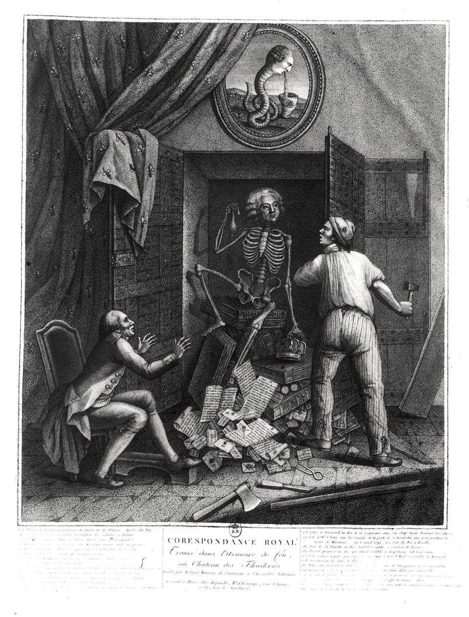 The Discovery of the Royal Correspondence in the Tuileries by French School