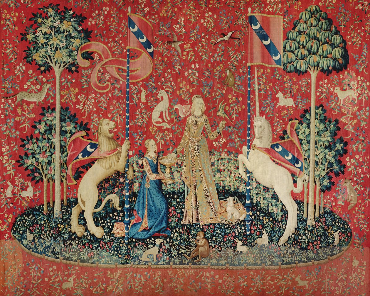 The Lady and the Unicorn: Taste by French School