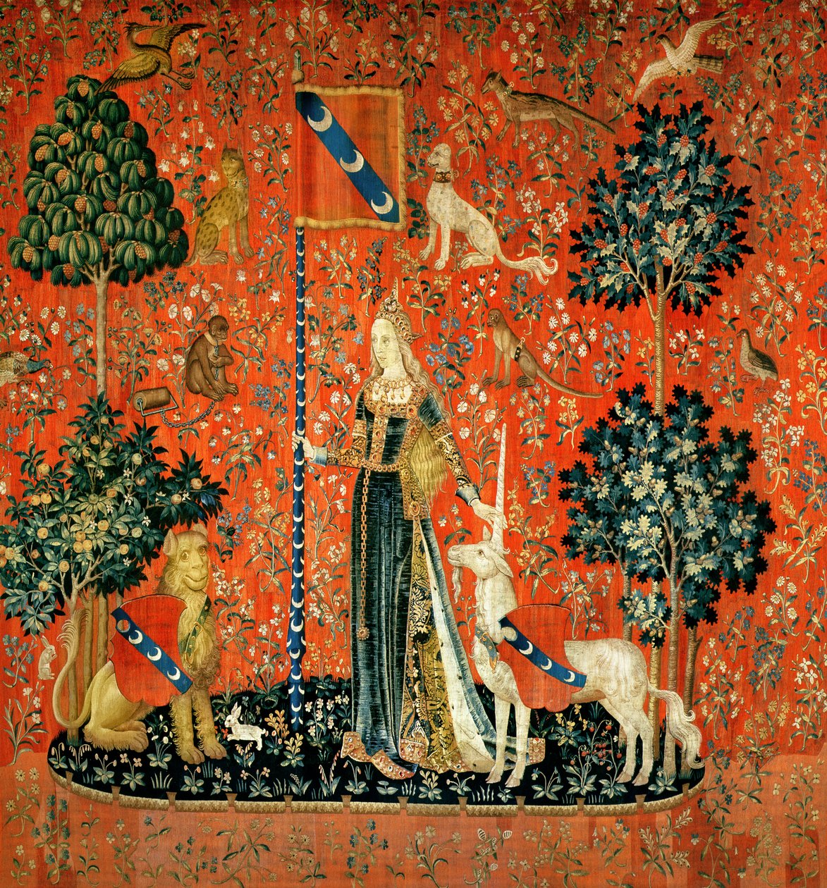 The Lady and the Unicorn: Touch by French School