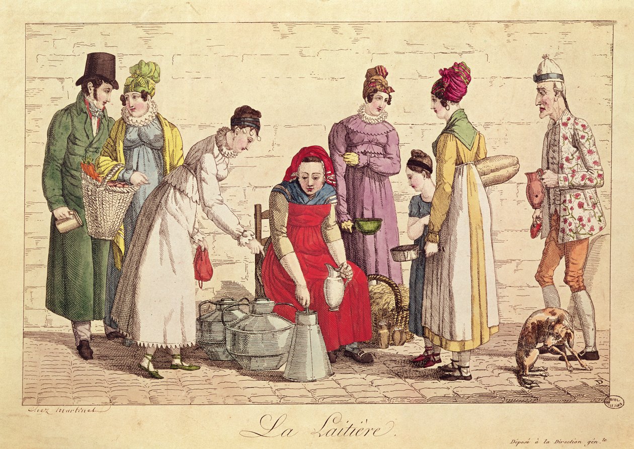 The Milkmaid by French School