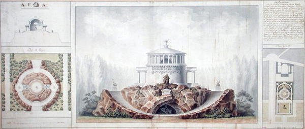 The Temple of Virtue by French School