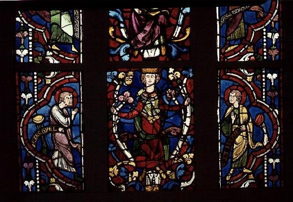 Window depicting the Tree of Jesse by French School