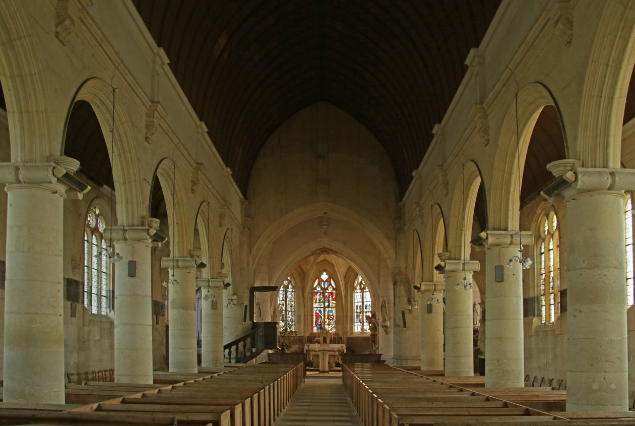 Interior View by French School