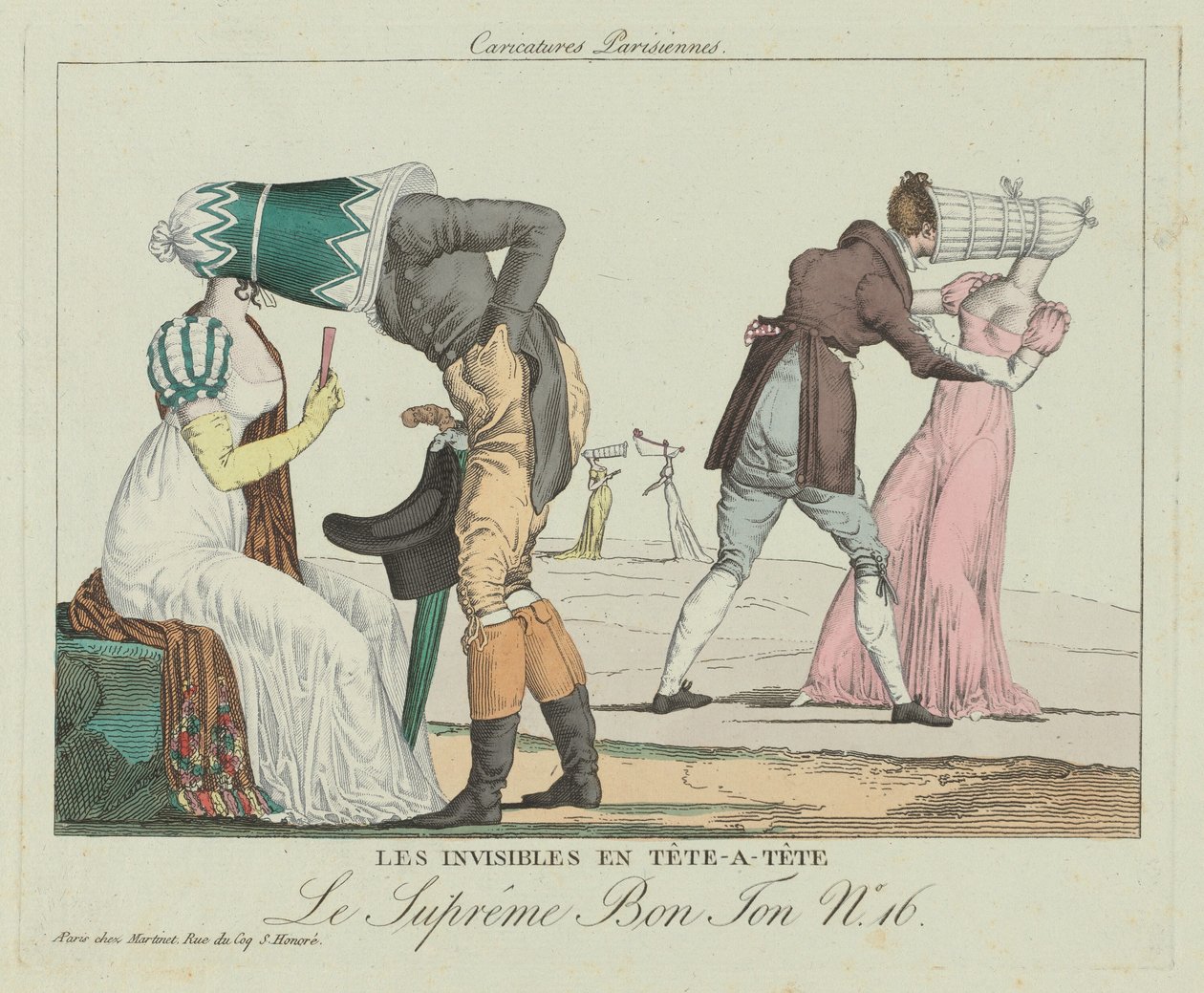 The Invisibles in Tête-à-Tête by French 19th Century