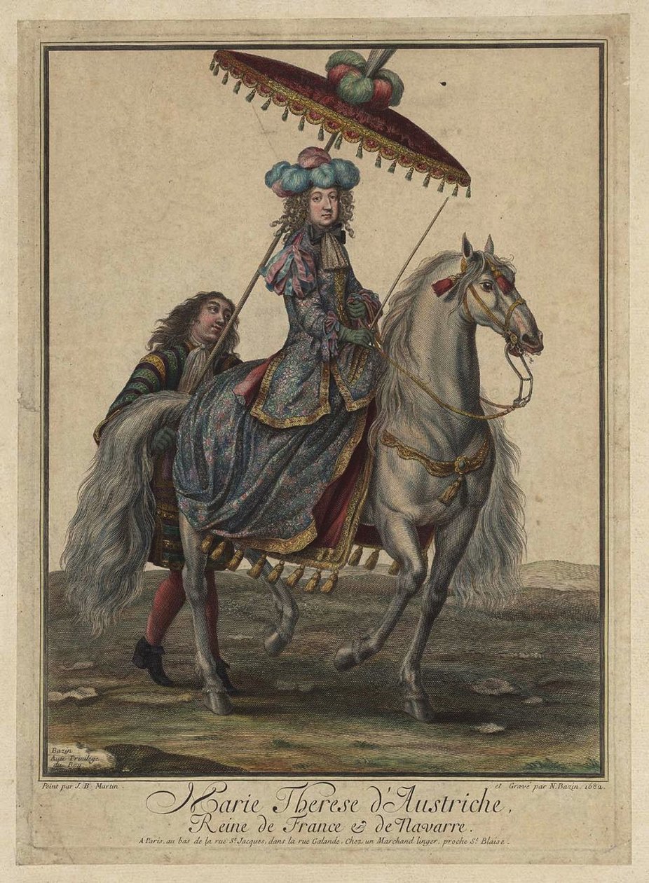 Maria Theresa of Spain 1638-1683, Queen Consort of France and Navarre, 1682 by French Master