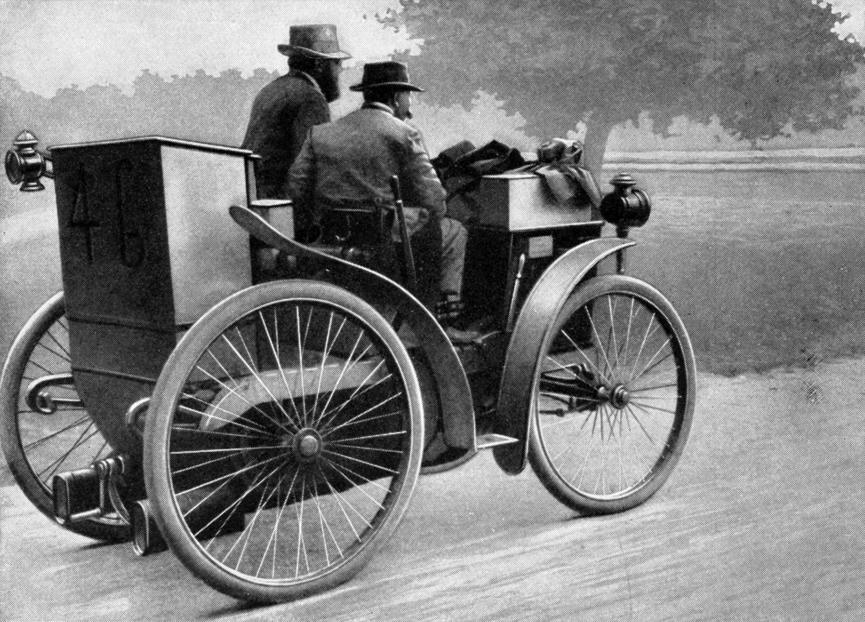 1895: French industrialist Édouard Michelin (1859-1940), team “l’Éclair ...