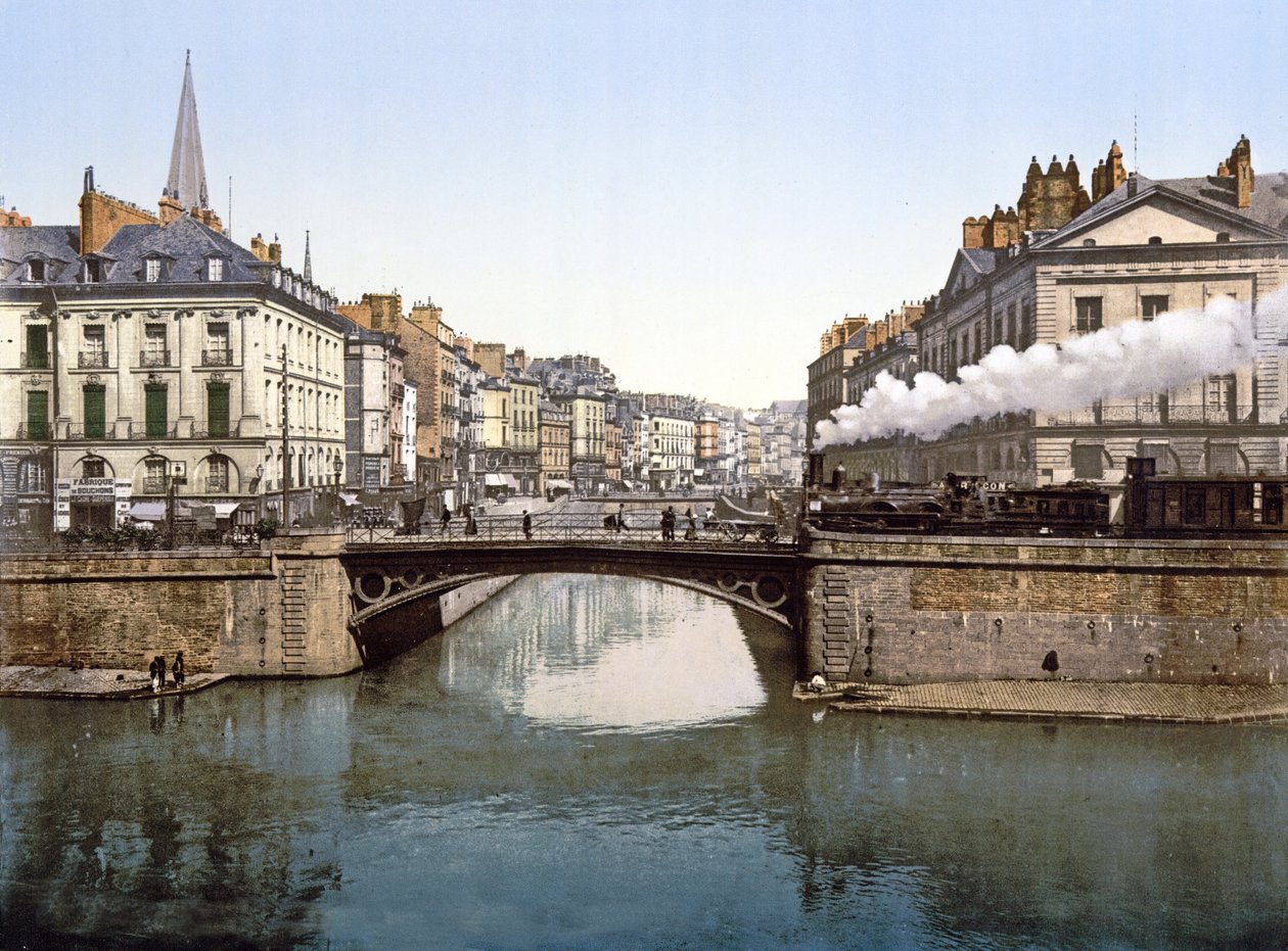 Confluence of Edre and Loire in Nantes by French Photographer