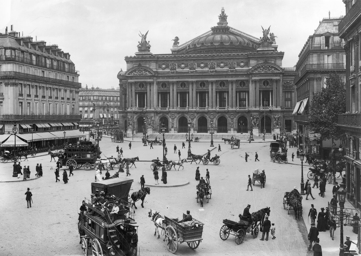 General view of the Paris Opera House by French Photographer