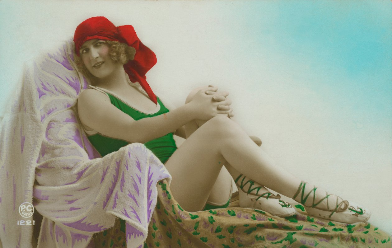 Glamour Postcard by French Photographer