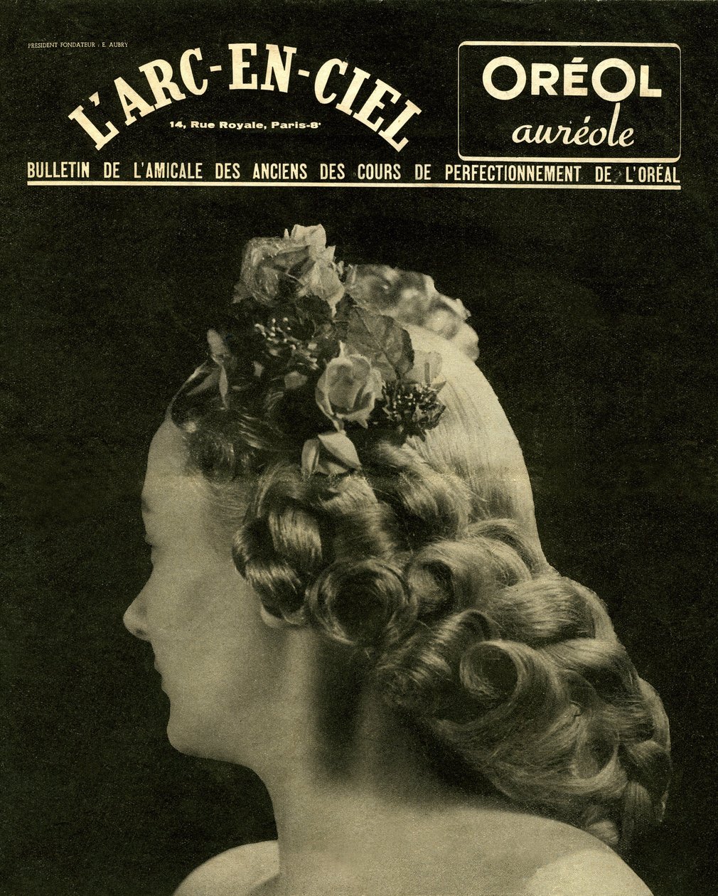 Hairdressing and dyeing in France in the immediate post-war period; cover of 