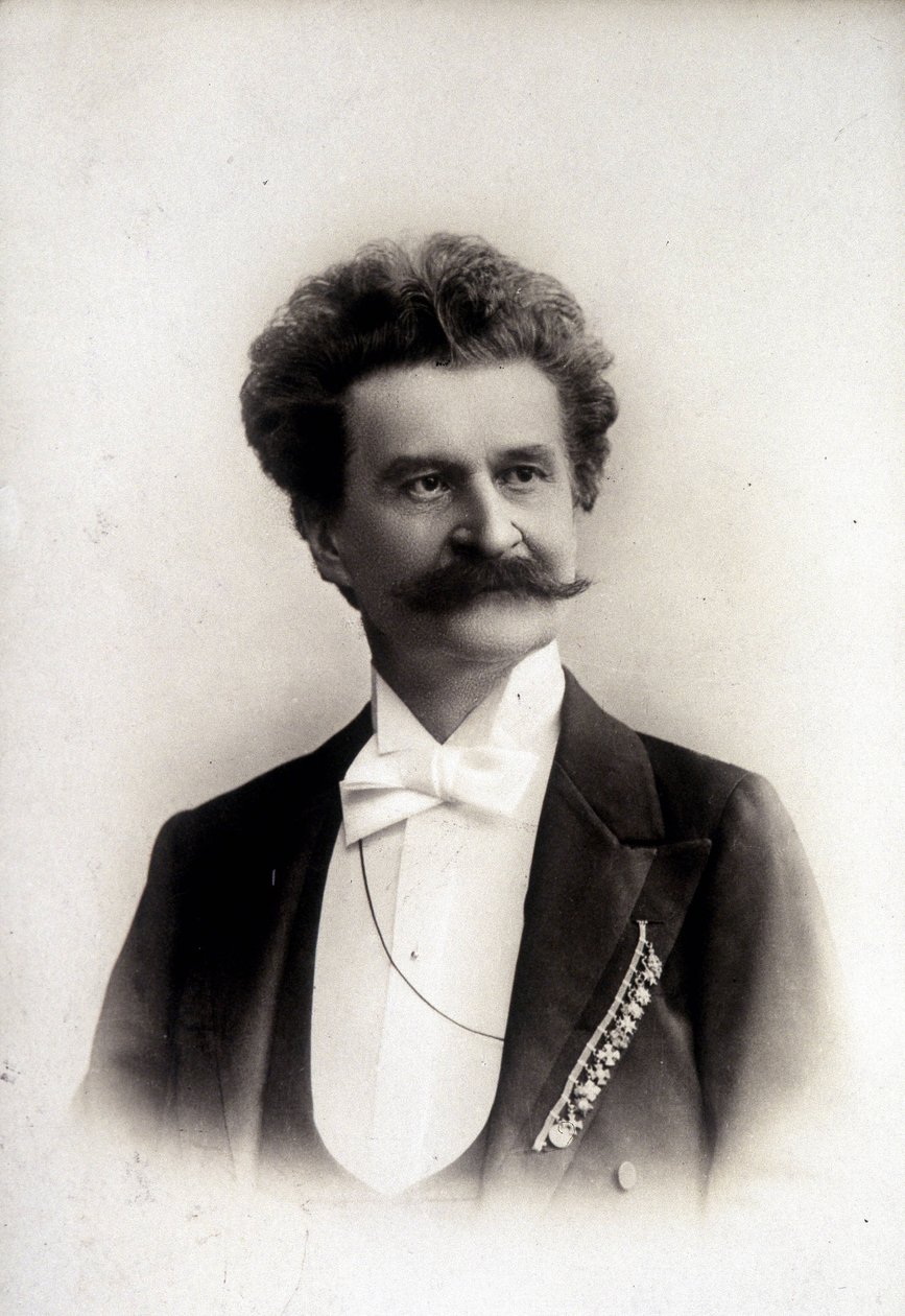 Johann II Strauss fils (1825-1899), Austrian composer by French Photographer