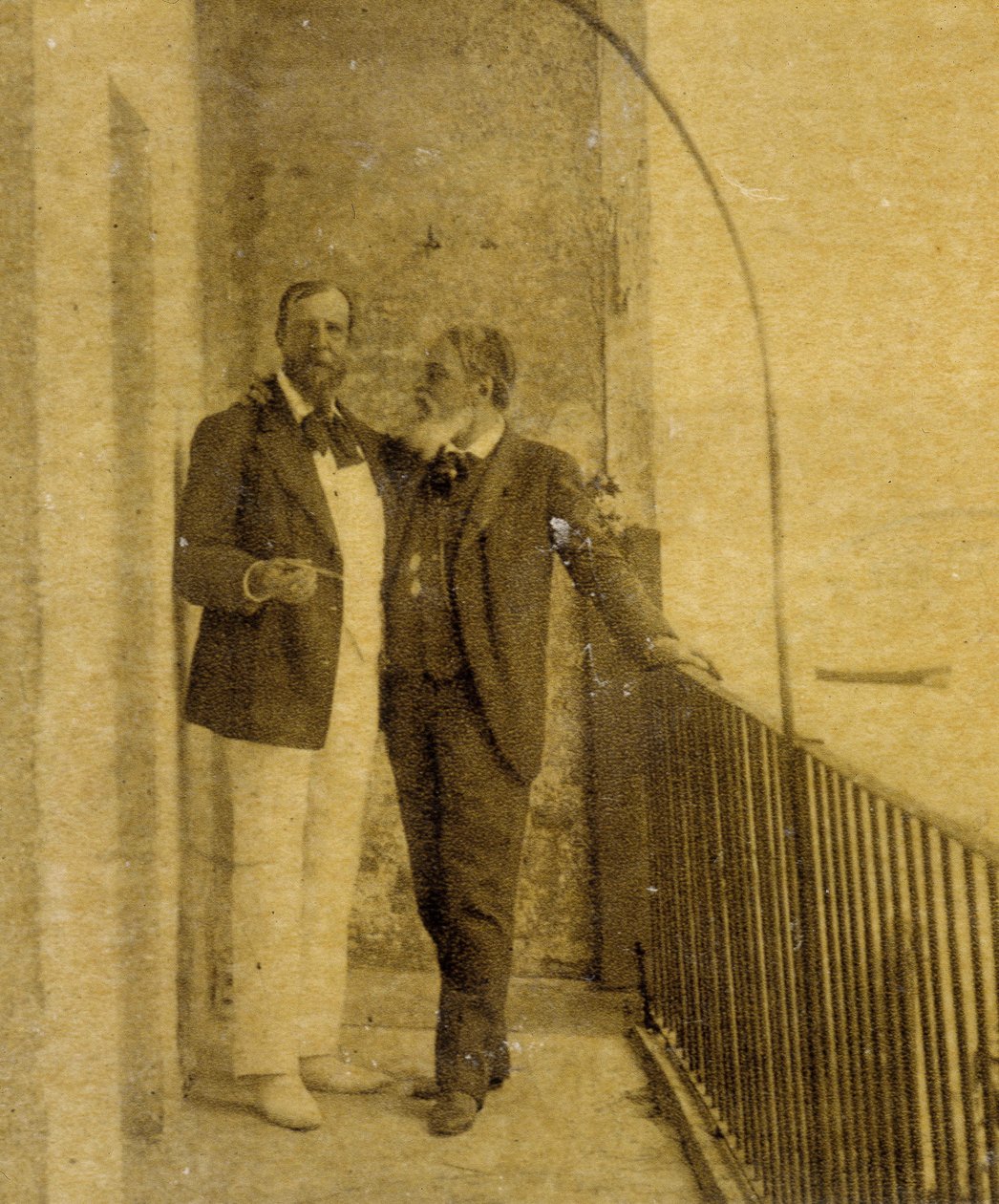 Paul Deroulede and Jean Sully Mounet in San Sebastian by French Photographer