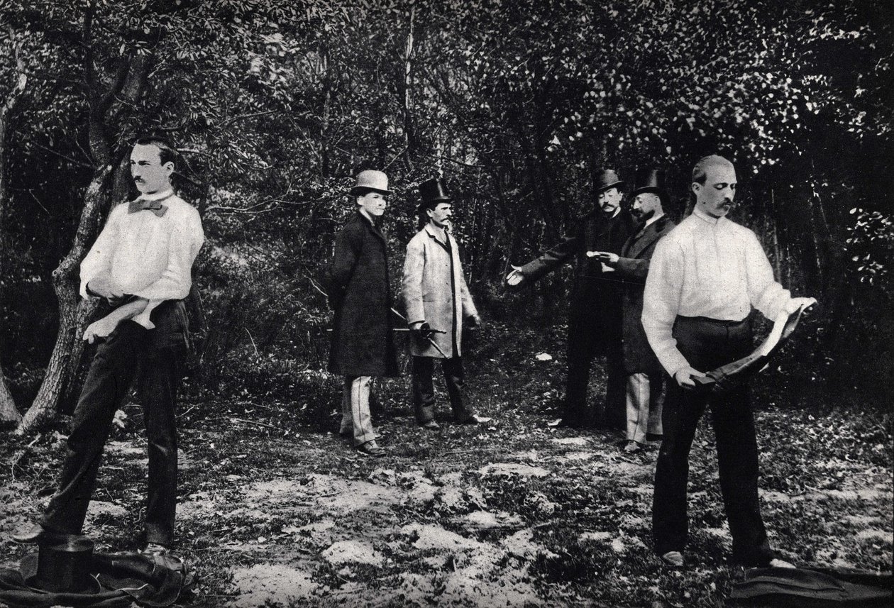 Photographic Staging: The Duel with the Spee by French Photographer