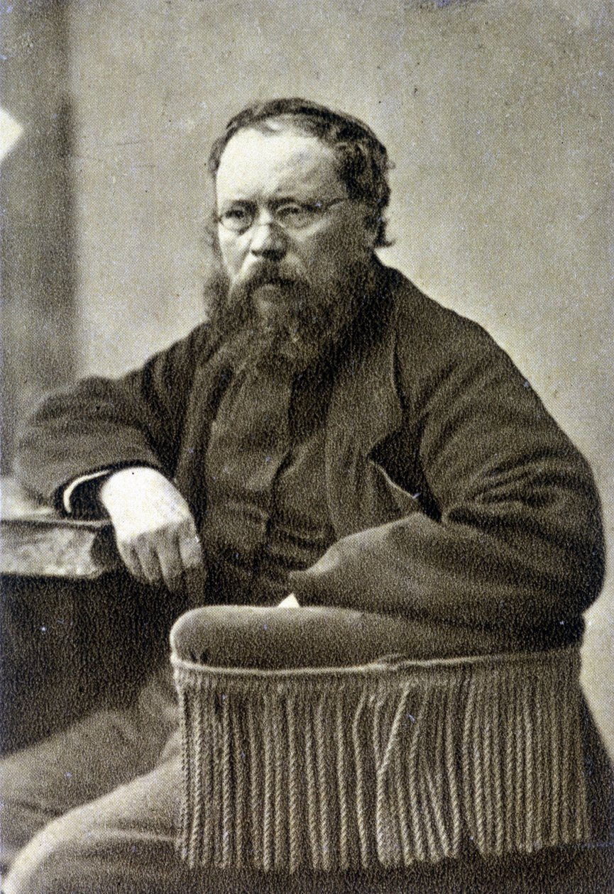 Pierre Joseph Proudhon (1809 - 1865). French socialist theorist, forerunner of anarchism. by French Photographer