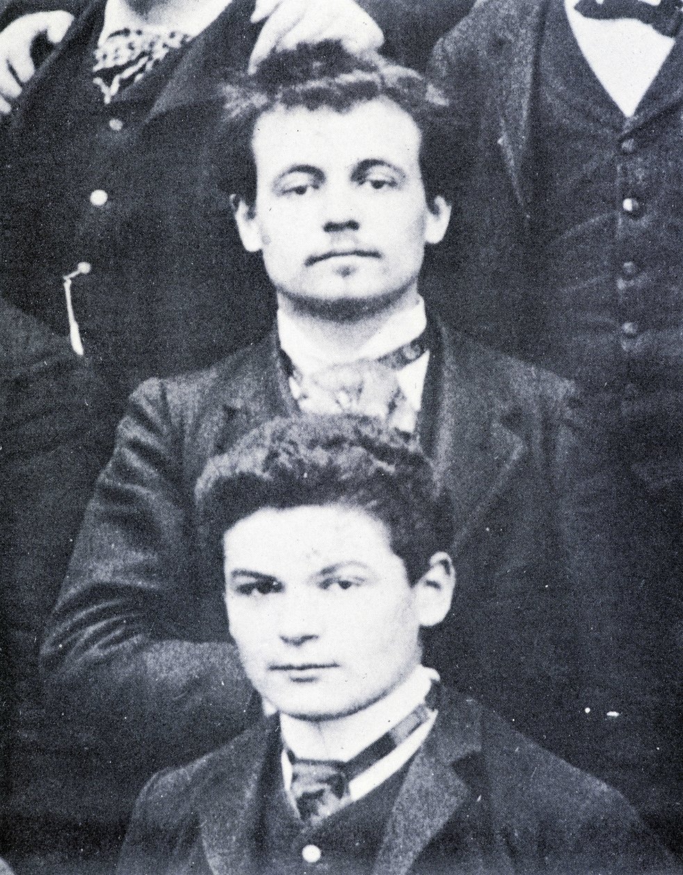 Portrait: Alfred Jarry (1873-1907) and Fargue (1876-1947) at the Lycée Henri IV, Paris - Photo by French Photographer